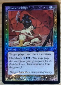 Magic the Gathering - Chainer's Edict - Sorcery - FOIL - Torment - EX+ - MTG - Picture 1 of 2