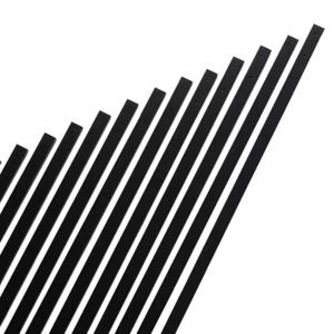32 In. X 1 In. Black Aluminum Rectangular Baluster (14-Pack) - Picture 1 of 12