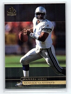 1998 SP Authentic Warren Moon Seattle Seahawks #116 - Image 1 of 2