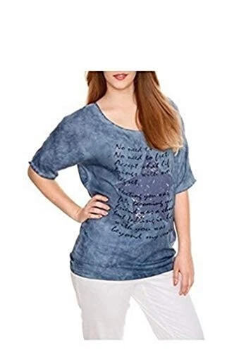 Bluse Schlupfbluse von Best Connections - Jeansblau Gr. 34 NEU - Bild 1 von 1