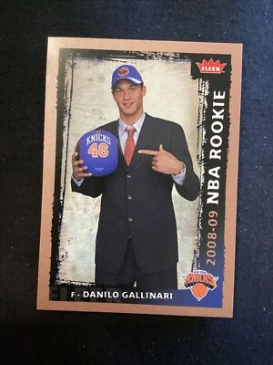 2008-09 Fleer Danilo Gallinari Rookie New York Knicks #206.            JT32 - Image 1 of 2