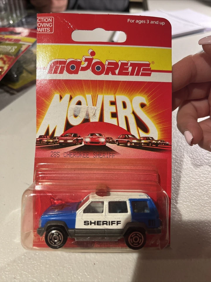 Vintage 1990 Majorette 291 Red Wild Mustang Chevrolet Blazer 4x4 DEPANNEUSE