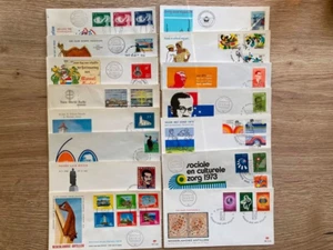 Ned Antillen FDC Collectie 57 Stuks E22-E140 onbeschreven, open klep. Zie scan - Afbeelding 1 van 5