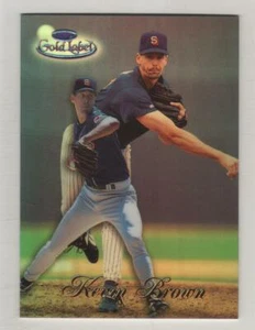 1998 Topps Gold Label Class 1 Black #01 Kevin Brown San Diego Padres BV$6 #1 - Picture 1 of 1