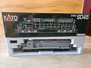 Kato HO Scale EMD SD45 Undecorated 37-1700 NEW IN BOX NOS - Picture 1 of 9