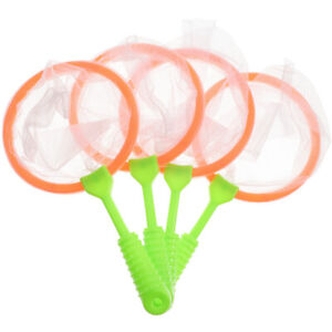  4 Pcs Out Door Toys Butterfly Net Fishing Nets for Kids Plastic Bath
