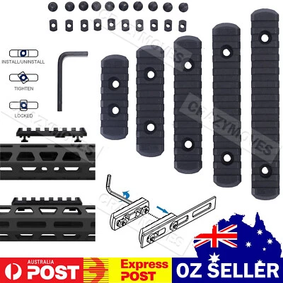 1 Set Rail Section M-Lok Weaver Picatinny Rail Adapter Extend Rail 13 Slot VIC - image 1 of 4