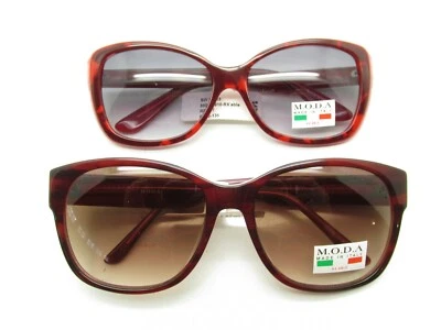 JUEGO DE 2 GAFAS DE SOL MODA Rx'able cuadradas de gran tamaño IM103 IM107 rojo lote a granel S518 Foto 1 de 4