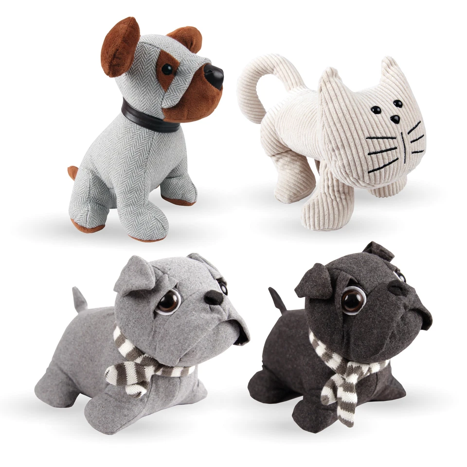 Türstopper 25x20cm "1kg" Bodentürstopper Stofftier Fensterstopper Hund Türpuffer - Bild 1 von 4