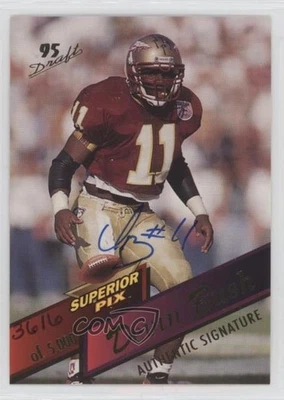 1995 Superior Pix Auto /5000 Devin Bush #29 Rookie Auto RC - Image 1 of 2