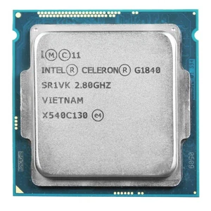 Intel Celeron G1840 CPU Dual-Core 2.8 GHz 2M 5 GT/s DMI SR1VK LGA 1150 Processor - Picture 1 of 4