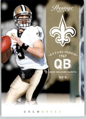 Drew Brees - 2012 Panini Prestige - #114 - Football - Image 1 of 2