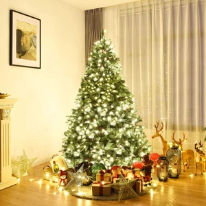 Albero Di Natale 210/225/240 Cm, Albero Di Natale Con Luci 460/540/600 Incorpora - Foto 1 di 12