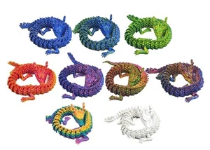 3D-gedruckte chinesische traditionelle artikulierte Drachenfigur, 11,8 Zoll - Bild 1 von 37