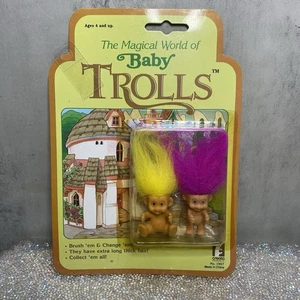 Vintage 1992’CREATA THE MAGIC WORLD OF BABY TROLLS NO. 1907 SELTEN 2 Farben - Bild 1 von 5