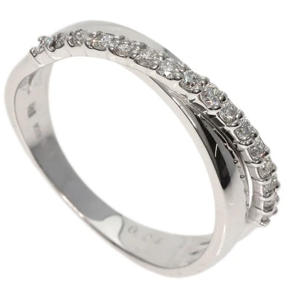 Ponte Vecchio  Diamond Ring K18 White Gold  Ladies [Used] - Image 1 of 4
