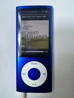 Apple iPod nano 5ta generación azul (8 GB) probado funciona muy bien - MC034LL/A - A1320 Foto 1 de 4