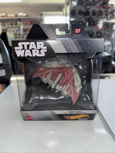 Hot Wheels Star Wars Starships Select AHSOKA T-6 JEDI SHUTTLE #27 HHR14 NEW - Picture 1 of 6
