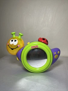 Espejo de caracol musical Fisher Price Go Baby Go 1-2-3 Crawl Along With Me ¡Funciona! - Imagen 1 de 13
