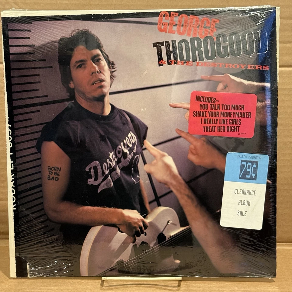 George Thorogood Born To Be Bad EMI Records Vinyl LP 1988 Sealed New - Image 1 of 3