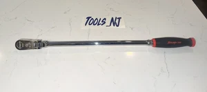 Snap On 3/8" Drive Soft Grip Extra-Long Mango Bloqueo Flex Head (ROJO) NUEVO - Imagen 1 de 11