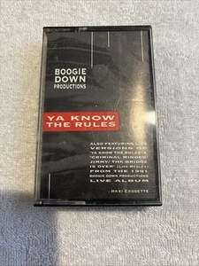 BOOGIE DOWN PRODUCTIONS - YA KNOW THE RULES ( Cassette Tape, 1990 ) - Picture 1 of 8