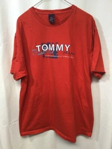 Tommy Jeans (Hilfiger) Orange XL T shirt T13 - Picture 1 of 5