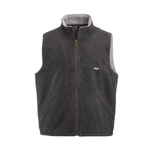 Wolverine Mens Black 100% Cotton Upland Vest EXT - Picture 1 of 2