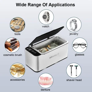 Ultrasonic Glasses Cleaner Jewelry Cleaning Machine Dirt Remove Sterile Washing - Picture 1 of 48
