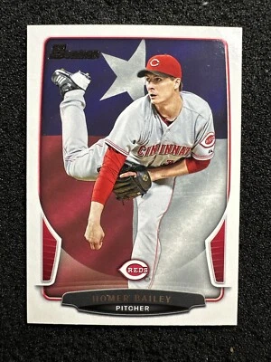 HOMER BAILEY #114 2013 Bowman State & Hometown QTY Cincinnati Reds - Image 1 of 2