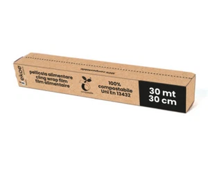 3x Pellicola alimentare PLA+Pbat super resistenza compostabile elastica 30 metri - Imagen 1 de 7