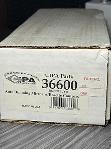 CIPA 36600 Compass Rosette Rearview Mirror - Picture 1 of 4