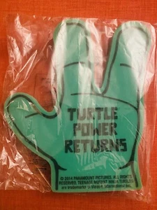 2014 TMNT Teenage Mutant Ninja Turtles Official Movie Promo Foam Hand MIB - Picture 1 of 2