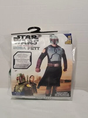 Jazwares 星球大战 Boba Fett 成人服装(标准)32-34 全新 — 第 1/4 张图片