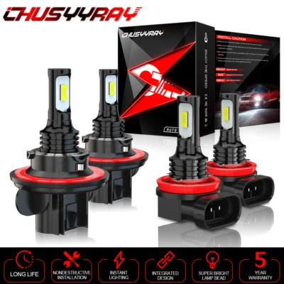 Para Mitsubishi Eclipse 2006-2007 6000K Faro LED + Combo Luz Antiniebla 4x Bombillas Foto 1 de 4