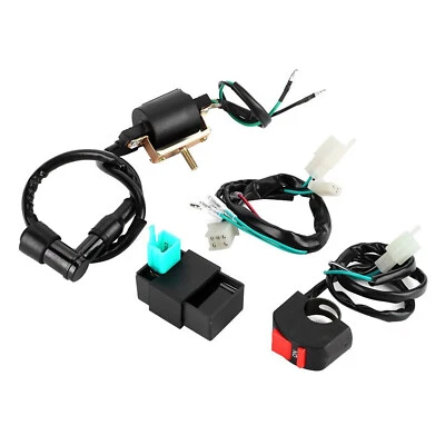 Kick Start Engine Start Wiring Harness Kit For 110/125/140cc Trail Dirt Bike Foto 1 de 4