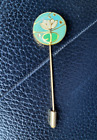 Vintage Hat Pin Art Deco Flower Calla Lilly Lake Frog Lillie Pad Thailand