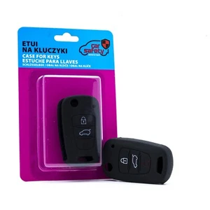 Auto Schlüssel Hülle Silikon Cover Case Etui Schwarz für HYUNDAI KIA - Bild 1 von 6