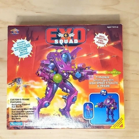 🤖🛸Exo Squad Typhonus High Speed Stealth E-Frame Playmates ExoSquad Exo-Squad Cover