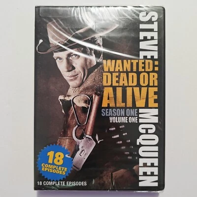 Steve McQueen: Wanted Dead Or Alive Season 1 Vol. 1 [1958] (DVD, B&W) NEW SEALED - Image 1 of 2