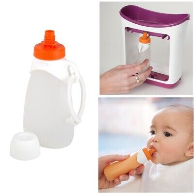 Infantino Fresh Squeezed Reusable Pouch Baby Homemade Food Puree Travel Feeder • 12.99£