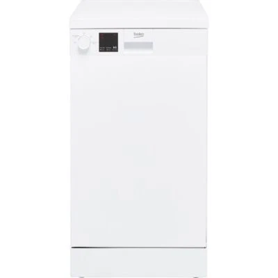 Beko DVS04X20W Dishwasher Slimline 45cm 10 Place White E - Image 1 of 4