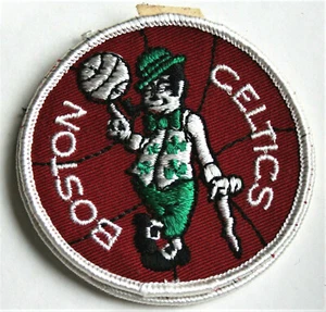 Vintage Boston Celtics NBA Basketball Team Logo Jacke Aufnäher Neu aus nos 1970er Jahre - Bild 1 von 2