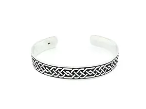 Celtic Knot Silber Armreif Armband Amulett 925 Wikinger Viking Knoten Kelten - Bild 1 von 4