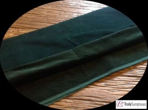 DARK GREEN Light Weight Cotton Velvet Material Craft, Dress. Cushion Fabric - Picture 1 of 7
