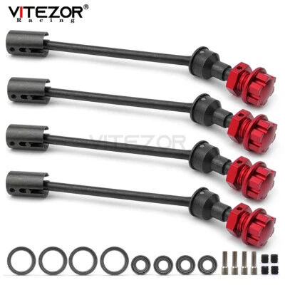 For Traxxas MAXX WideMaxx 8996X Extended Drive Shaft CVD & Sleeves w/ Wheel Hex - Image 1 of 4