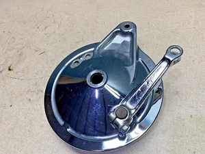 1992 HONDA SHADOW 1100 REAR DRUM BRAKE PLATE ASSEMBLY - Picture 1 of 5