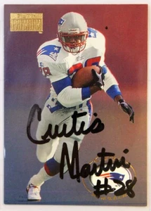 1996 Skybox Premium - Curtis Martin #105 - Autographed - Picture 1 of 2