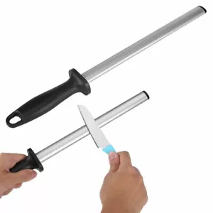Affilacoltelli con rivestimento diamantato asta abrasiva per coltelli per cucina - Foto 1 di 11