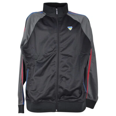 MLB Red Jacket Chicago Cubs Sweater Zipper Men Adults Vintage Size Large Black - Image 1 of 3